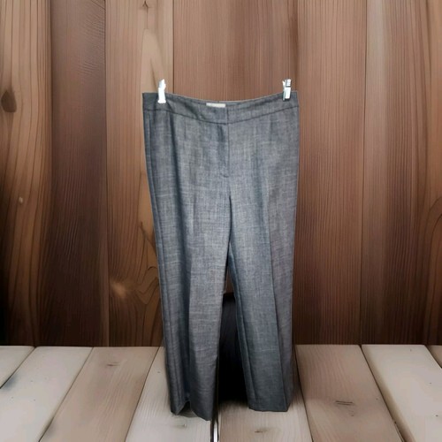 Le Suit Mujer 2 piezas Azul Pantalones Traje Chaqueta y Pantalones Sencillo Pecho Talla 4 Forrado - Imagen 5 de 12