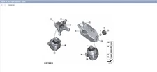  Genuine OEM BMW RIGHT Engine Mount (22-11-6-860-496)