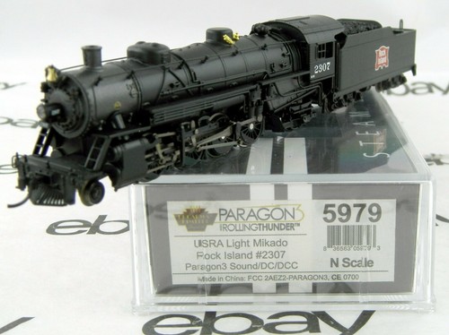 Luz Mikado USRA escala N con sonido Paragon3/DC/DCC - Rock Island #2307 - BLI 5979 | Zustand: New