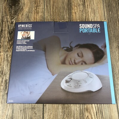 Homedics Sound Spa Portable Compact Travel Sound Machine Noise Nature ...