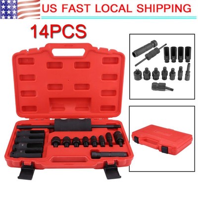 14pc Injector Puller Extractor Kit Diesel Common Rail For Bosch