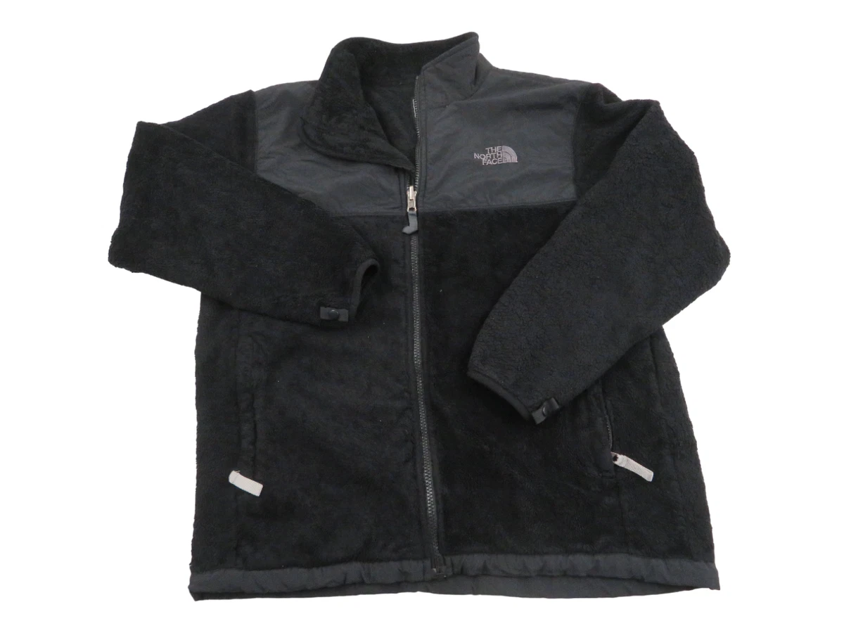 Girls black top fleece jacket