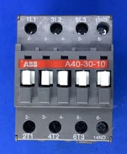 Surplus ABB A40-30-10 AC Contactor 220VAC 220-230V 50Hz / 230-240V 60Hz A403010