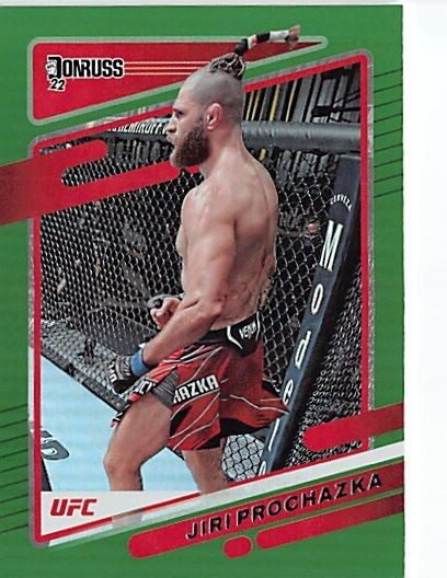 2022 Donruss UFC Green Flood #81 Jiri Prochazka p2s-32520