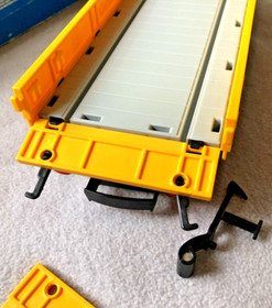 Playmobil 4126 PM Cargo Low Board Wagon Wagon (Yellow) with Original Box + ANL Excellent👍😉
