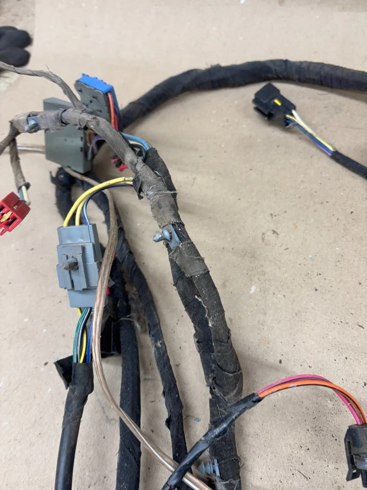 1981 - 1993 DODGE D100 D150 RAMCHARGER W150 POWER WINDOW DOOR WIRING HARNESS SET - Image 4 of 4