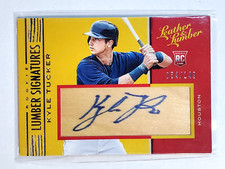 Kyle Tucker 2019 Leather Lumber Rookie Signatures Autograph /149 RC Auto Astros
