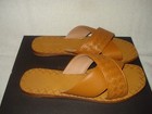 100% AUTHENTIC NEW WOMEN BOTTEGA VENETA WOVEN CRISSCROSS SANDALS US 7.5 C — photo 4