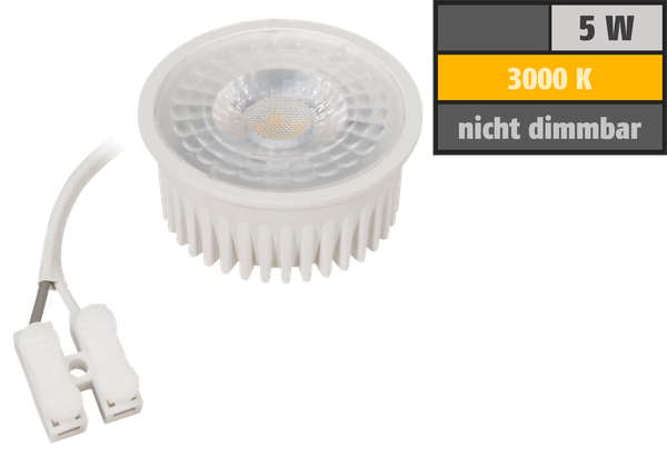 Led-Modul Mcshine ''Mcob'' 5W, 400 Lumen, 230V, 50X25Mm, Warmweiß, 3000K-image