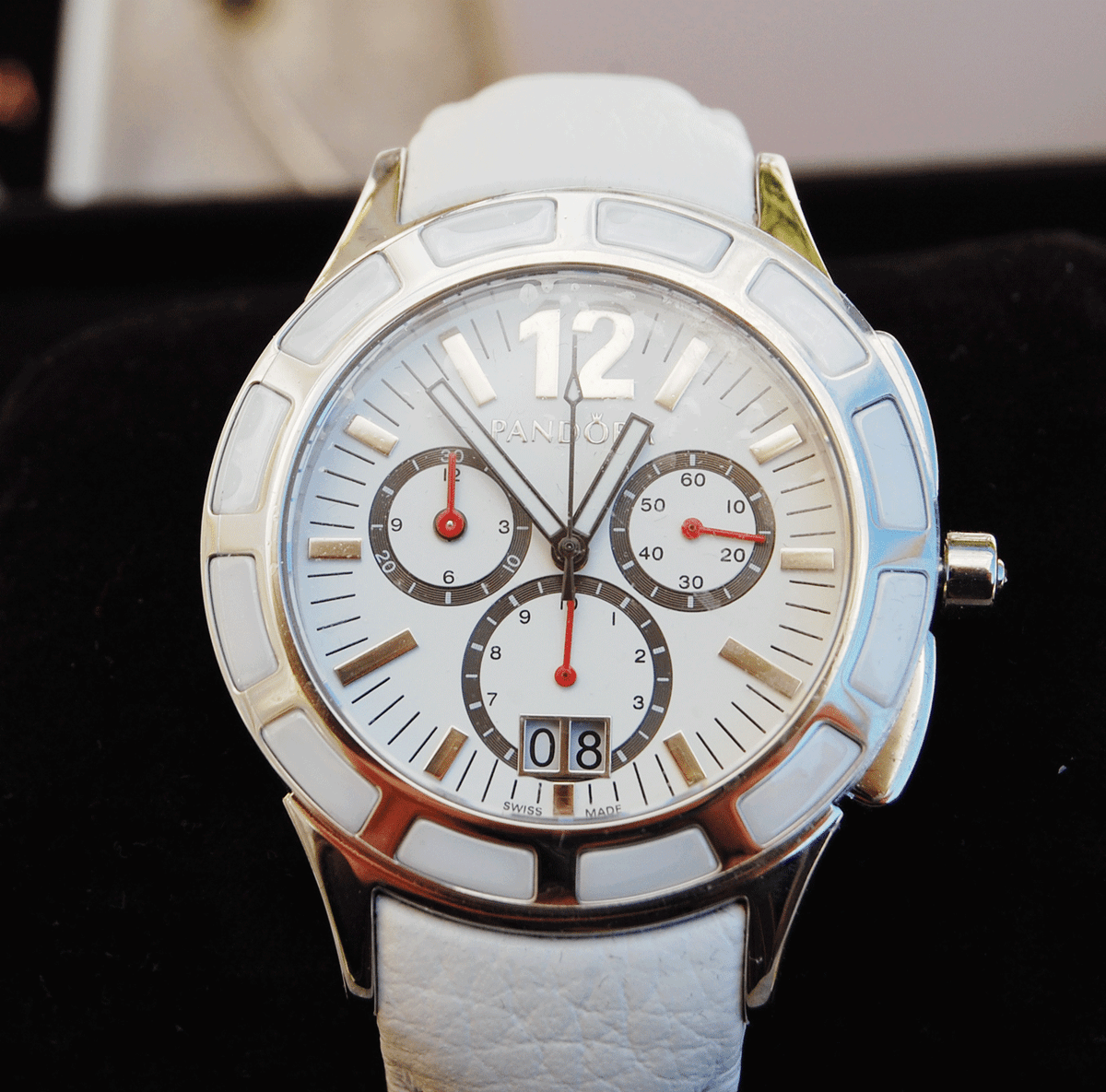 Pandora Imagine Grand C Stainless Steel Watch Pandora Imagine Grand C Watch Black Ceramic Gold Plating  main image 2