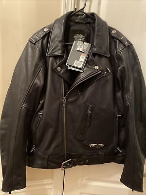 Harley Davidson XL Leather Jacket 120th Anniversary Cycle Harley Davidson XL Leather Jacket 120th Anniversary Cycle