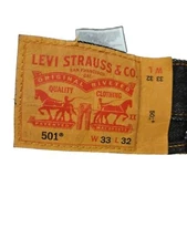 Men's Levis Original Button Fly Jeans