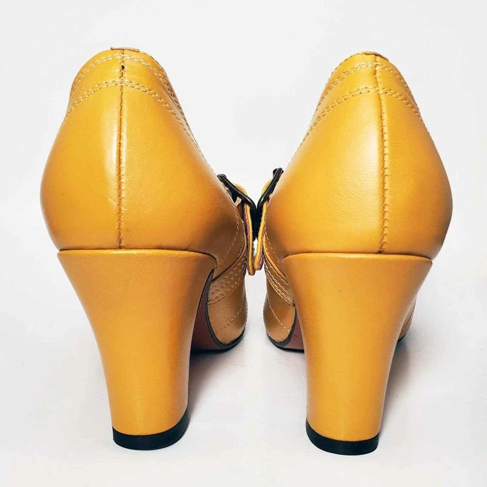 It Girl 高跟鞋 Re-Mix Mustard 全新带盒 9 码芥末 — 第 4/4 张图片