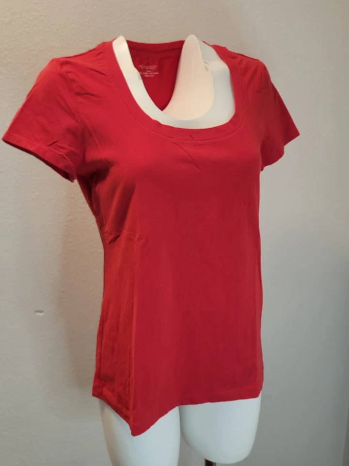 Camiseta deportiva de manga corta Xersion para mujer talla grande Foto 4 de 4