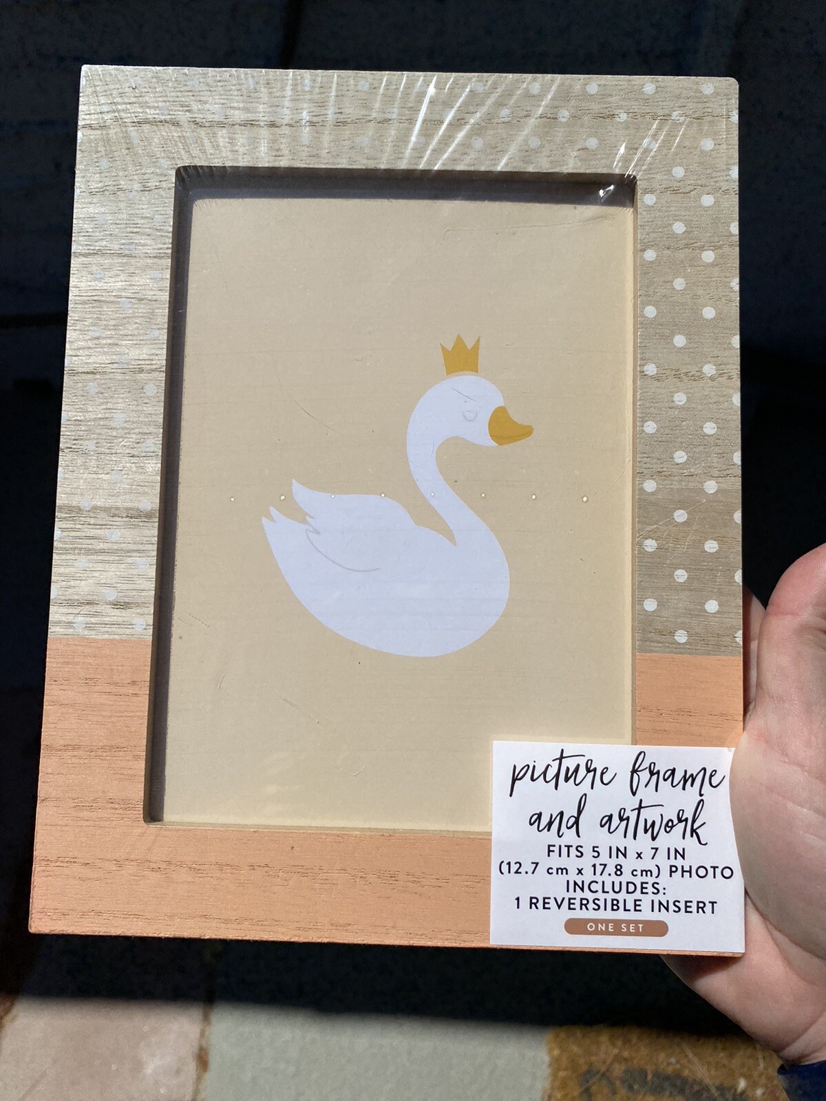 Horizon Kids Room Pirate Nautical Blue and White Picture Frame 5x7