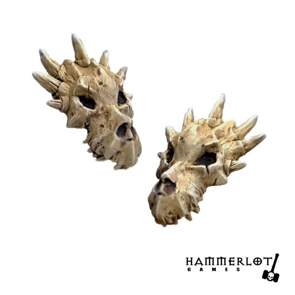 Dragon Skull Scenery D&D Wargames Warhammer Fantasy RPG Dungeon Hammerlot Games