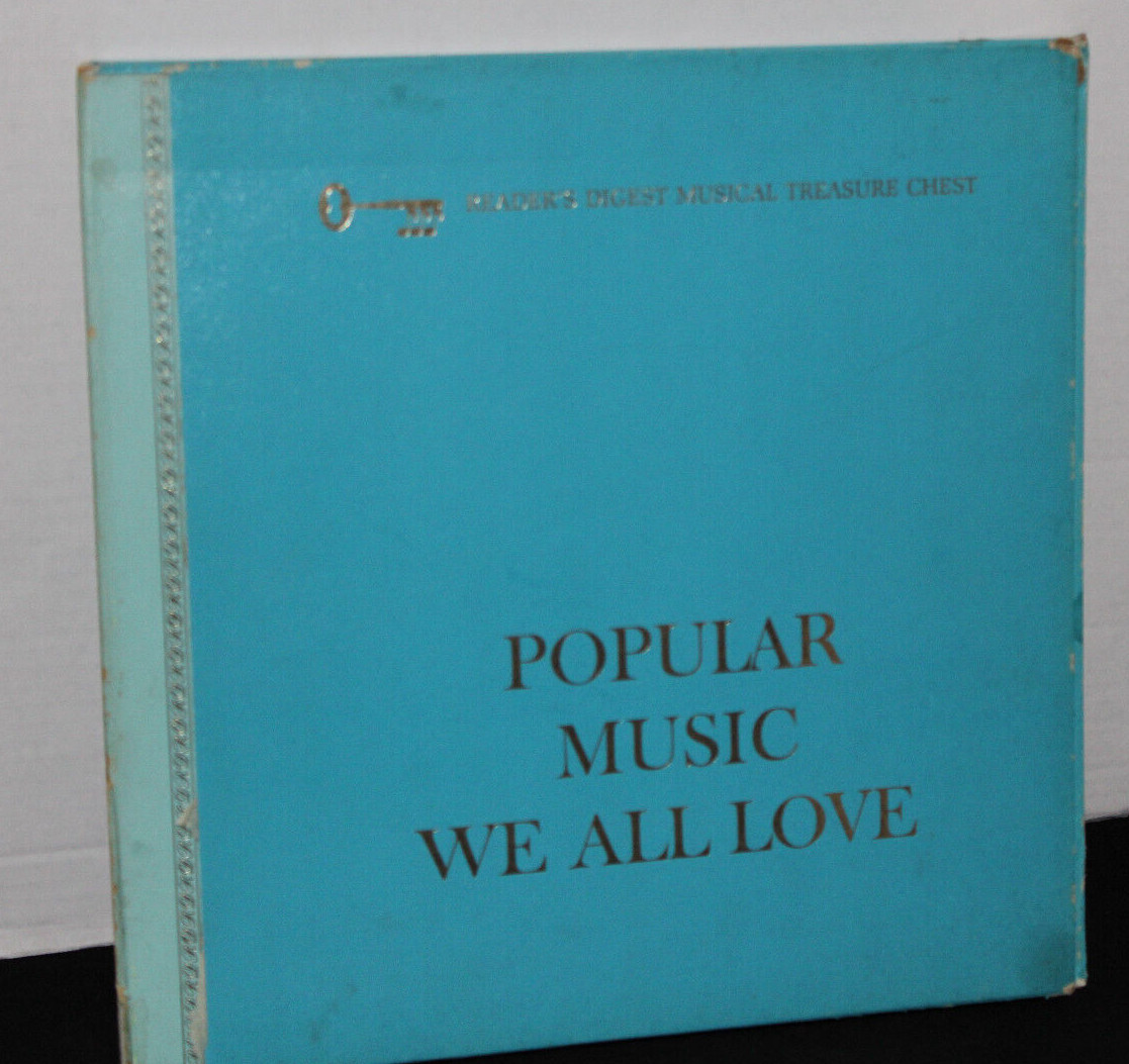 Popular Music We All Love (9) Record Box Set 33 LP Readers Digest RCA RDS-37