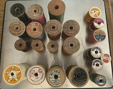 Lot of Vintage Belding Bros  Co, Belding Corticelli,  Other Wood Spools