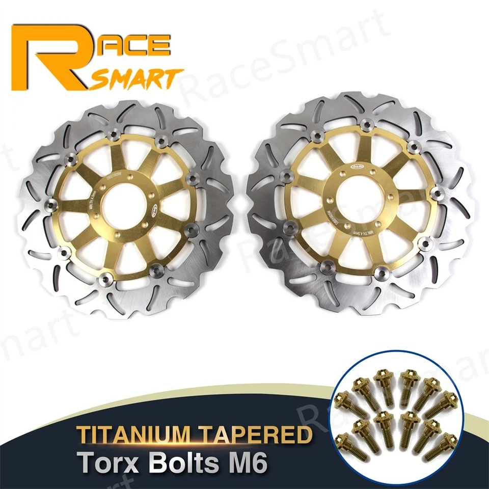 Tornillos de disco de freno delantero trasero para Yamaha TDM850 1991-2001 FZR600 1989 Foto 3 de 4