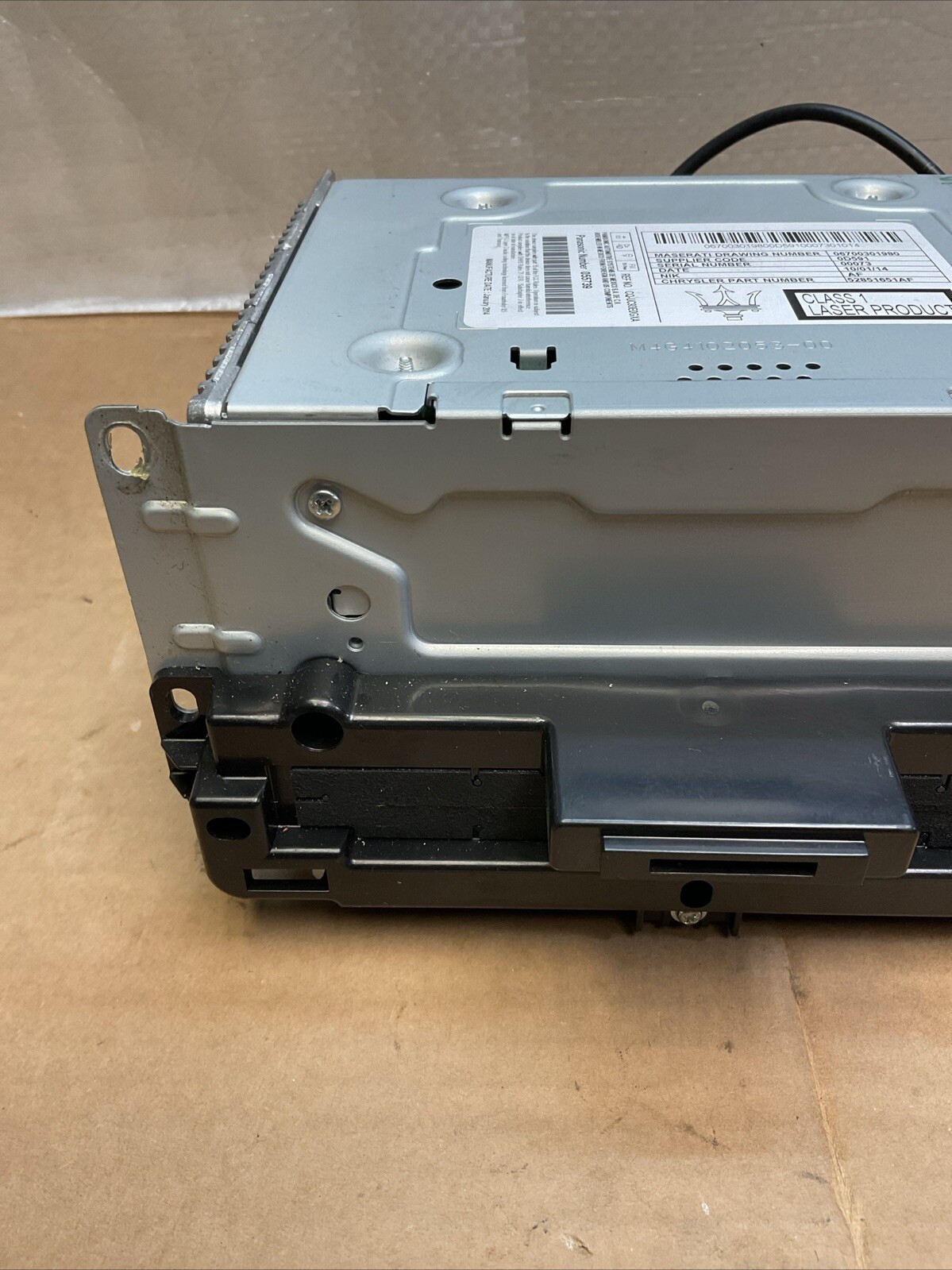 2014-2017 MASERATI QUATTROPORTE RADIO CD CHANGER PLAYER 06700301980 OEM
