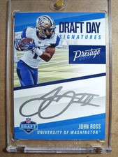 2017 John Ross Panini Prestige Rookie Draft Day Signatures Autograph RC SSP 🔥🔥