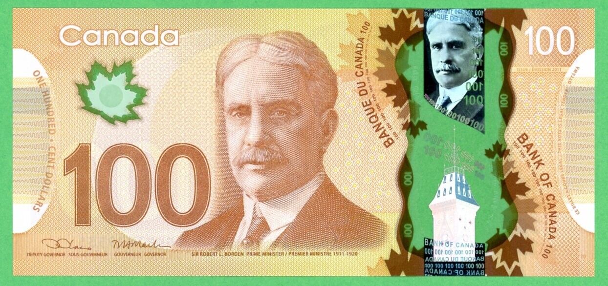 *** GKP ***   2011 Canada 100 Dollar Lane Macklem