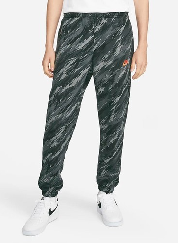 Nike Black Camo Club Fleece Tapered 