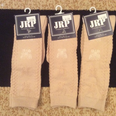 3 pairs Girls knee socks. Size 5-6yo