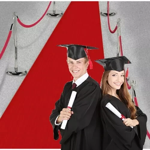60ft Graduation Ceremony Fake Pretend Red Carpet Party Prom Photo Accessory - Picture 1 of 5