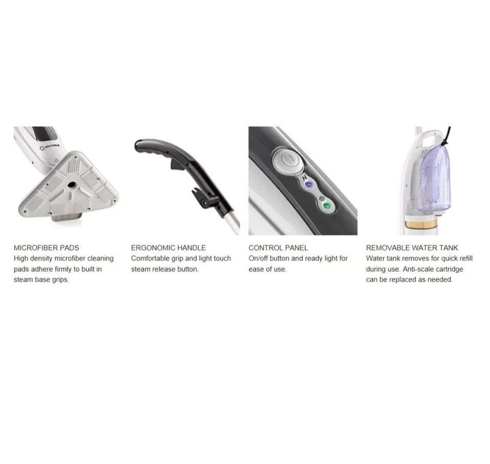 NUEVO Limpiador de vapor confiable 300CU PRO Steamboy fregona de piso  Foto 4 de 4