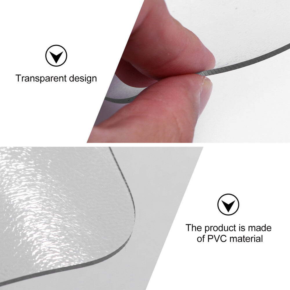 600x900mm Carpet Floor Chair Mat Office Chairmat Vinyl Plastic