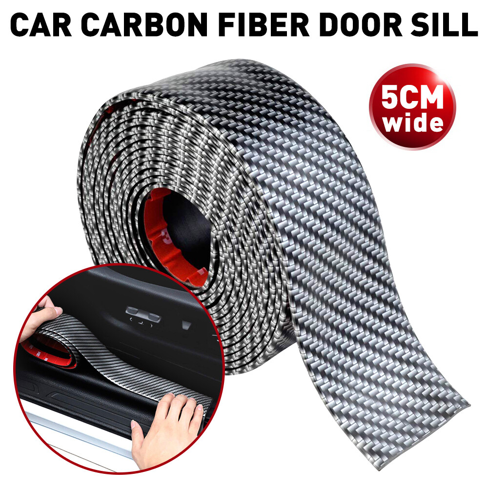 2M*5CM Black Door Auto Car Sill Body Scratch Anti Scuff Cover Strip Sticker NA2