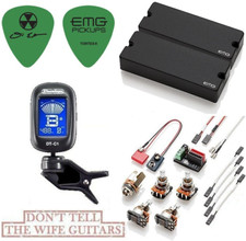 EMG DE Set Black David Ellefson 5 String Soap...