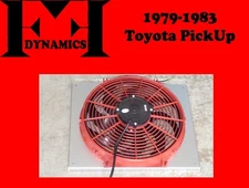 FF DYNAMICS EXTREME ELECTRIC COOLING FAN SYSTEM: TOYOTA PICK UP TRUCK 1979-1983