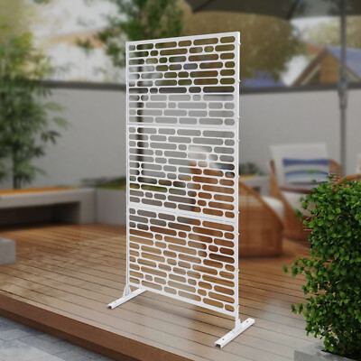 Steel Privacy Screen Outdoor For Patio, Garden, Fence, Balcony Decoration NEW