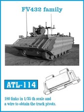 Friulmodel - Metal Tank Tracks for FV432 Family                  1/35th - ALT114