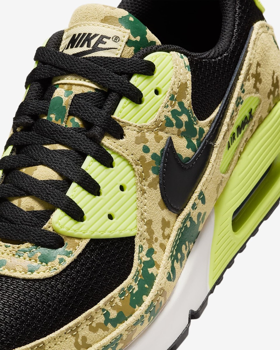 Nike Air Max 90 Premium Sneakers Team Gold/Light Lemon Twist