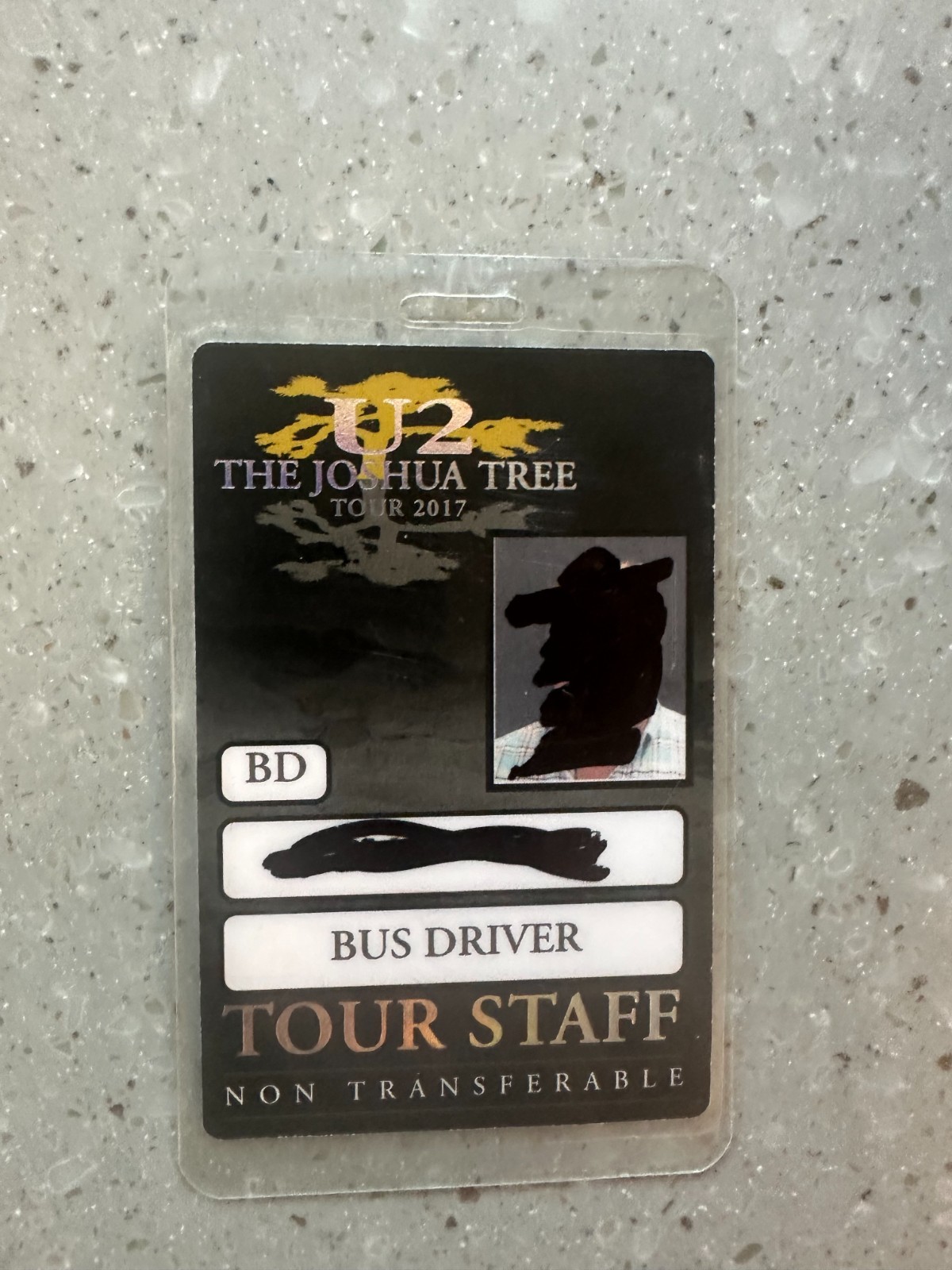 road crew issued U2 all access pass RARE FIND