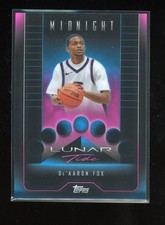 2023-24 Topps Midnight #LT-4 De'Aaron Fox Lunar Tide