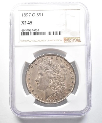 1897-O Morgan Silver Dollar XF45 NGC *9063