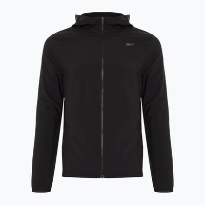 Reebok Jacke Trainingsjacke Herren Gr. XL Modell Id Train Woven Schwarz