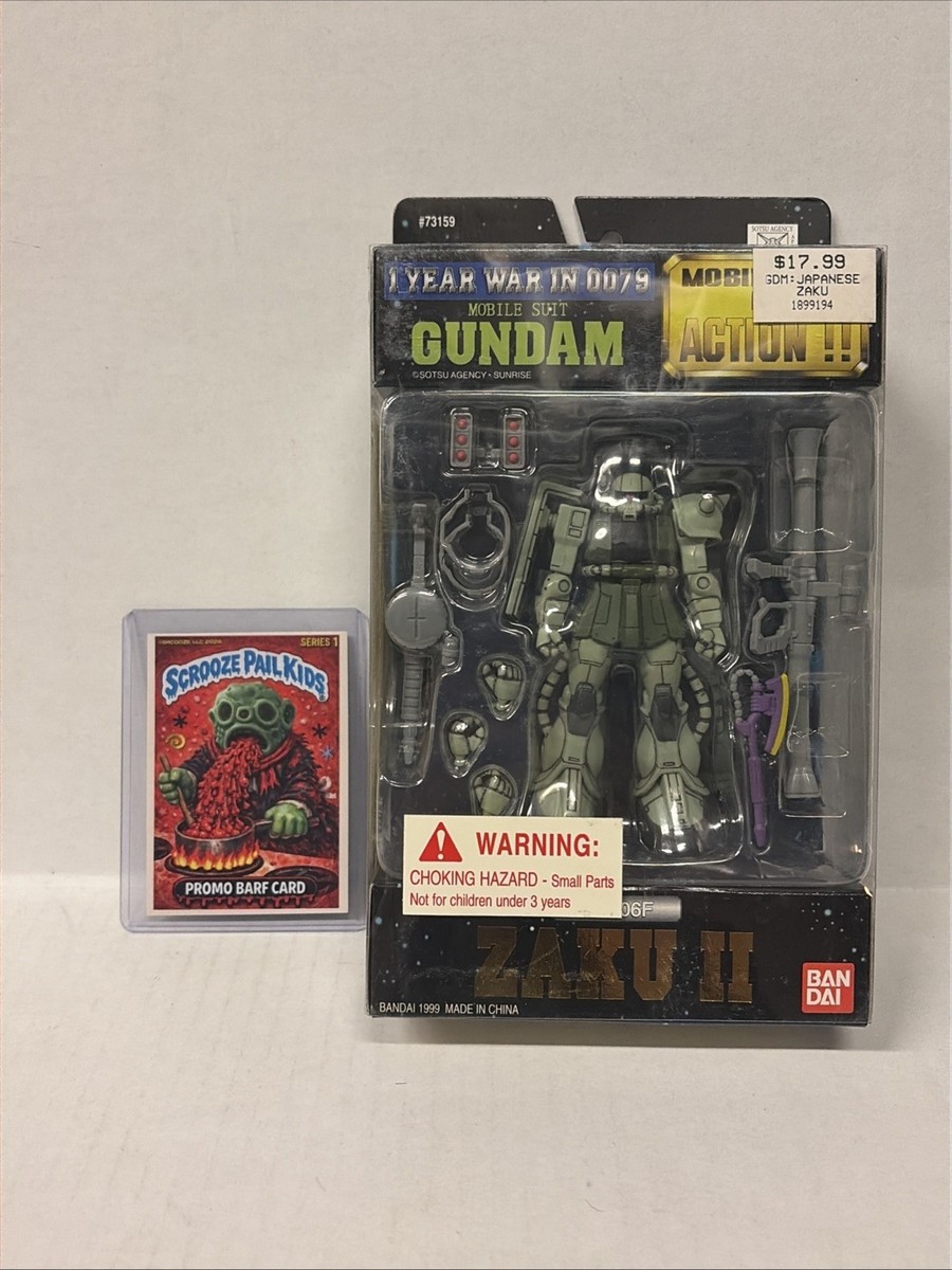 Mobile Suit In Action ZAKU セット miaガンダム Zaku II MS-06F Bandai Mobile Suit In Action Figure MSIA MIA Gundam