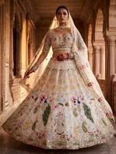 WEDDING LENGHA INDIAN DESIGNER BOLLYWOOD LEHENGA CHOLI NEW PARTY PAKISTANI WEAR