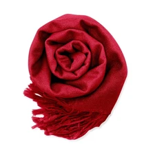 Women Soft Pashmina Scarf Winter Shawl Wrap Scarves Lady Fashion Solid Colors