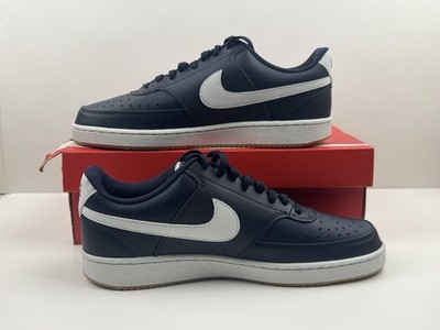 Nike Court Vision Lo Sneakers Men's Size 10 Obsidian/Summit White