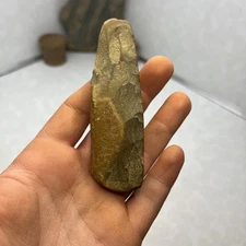 MLC s6034 4” Polished Flint Stone Celt | Chisel Artifact Old Kentucky X Davis