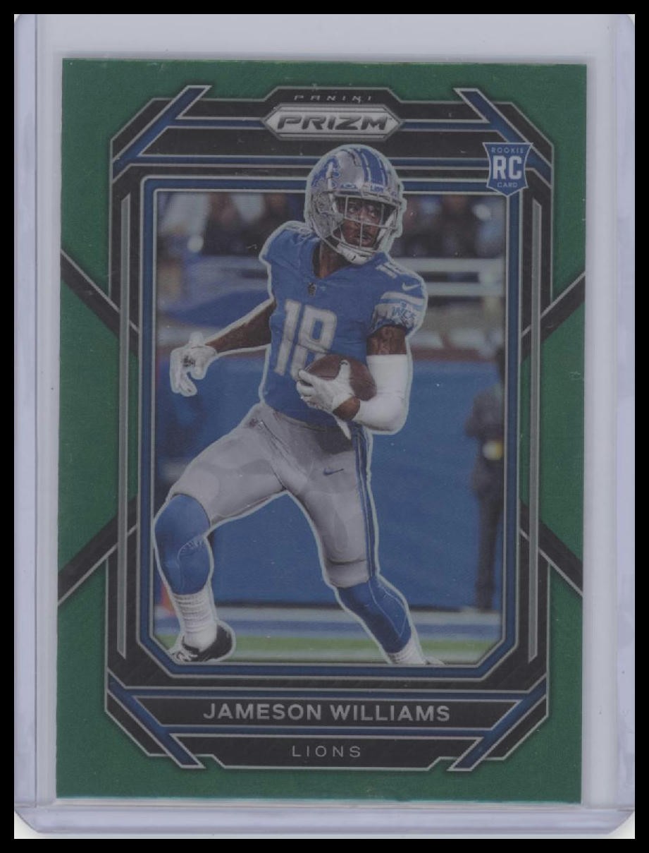 2022 Panini Prizm #311 Jameson Williams Green