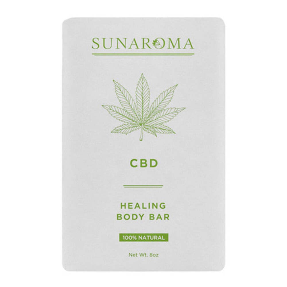 Sunaroma Cbd Healing Body Bar Soap, 8 Oz