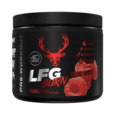 JNX Bucked Up LFG Burn Berry 232g / 40 serv 11/25 + Samples