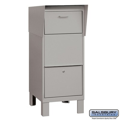 Salsbury Courier Box - 4975GRY , Gray